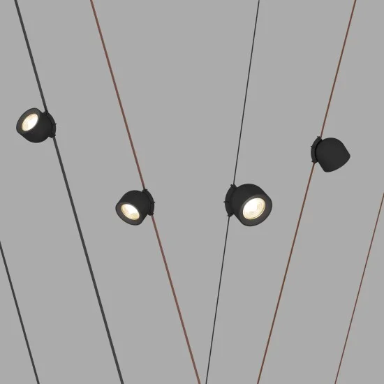 BELTY SPOT directional track light (black, 3000K) - Lighting by Luminance