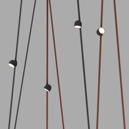 BELTY SPOT track light with a matte diffuser (black, 3000K) - Lighting by Luminance