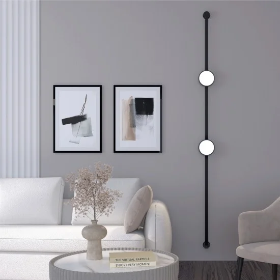 BELTY FLOW disc-shaped track light (black, 4000K) - Lighting by Luminance