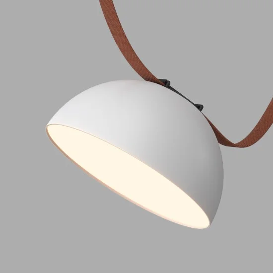 BELTY FLOW hemispherical track light (white, 4000K) - Lighting by Luminance