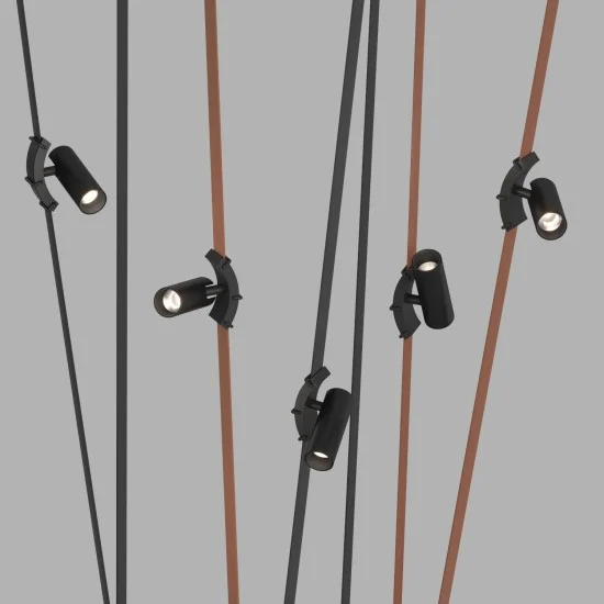 BELTY SPOT rotatable track light (black, 4000K) - Lighting by Luminance