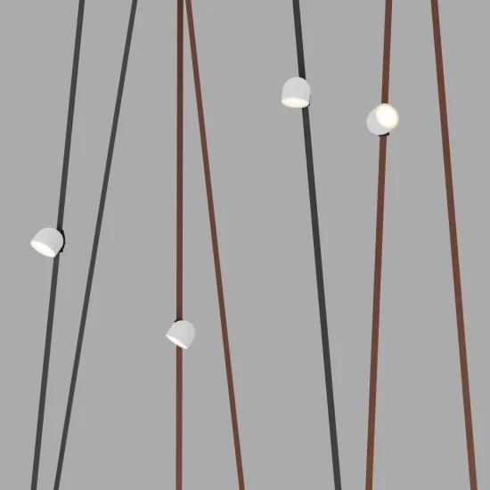 BELTY SPOT track light with a matte diffuser (white, 3000K) - Lighting by Luminance