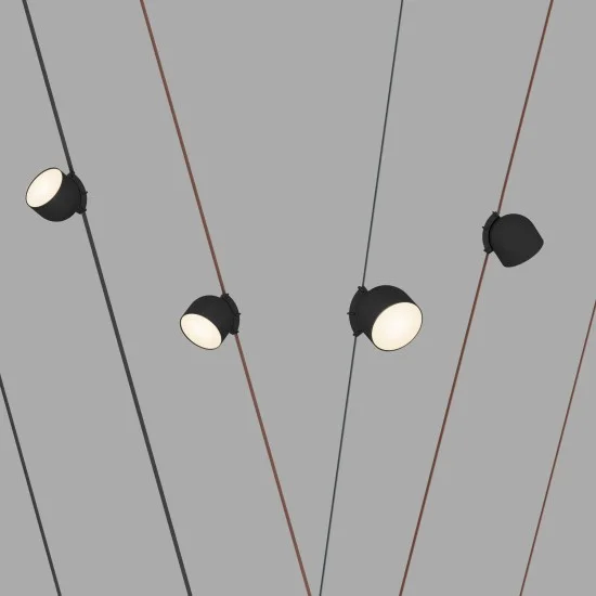 BELTY SPOT track light with a matte diffuser (black, 3000K) - Lighting by Luminance
