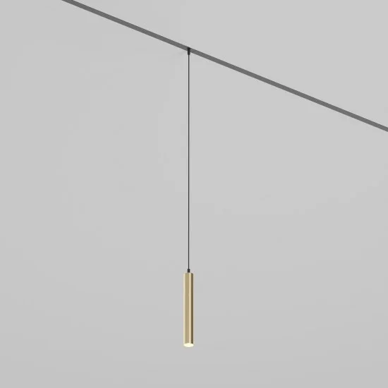 Suspended SMART SPOT track light (gold) - Lighting by Luminance