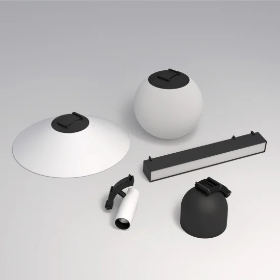 BELTY LINEAR track light (black, 32.3cm, 3000K) - Lighting by Luminance