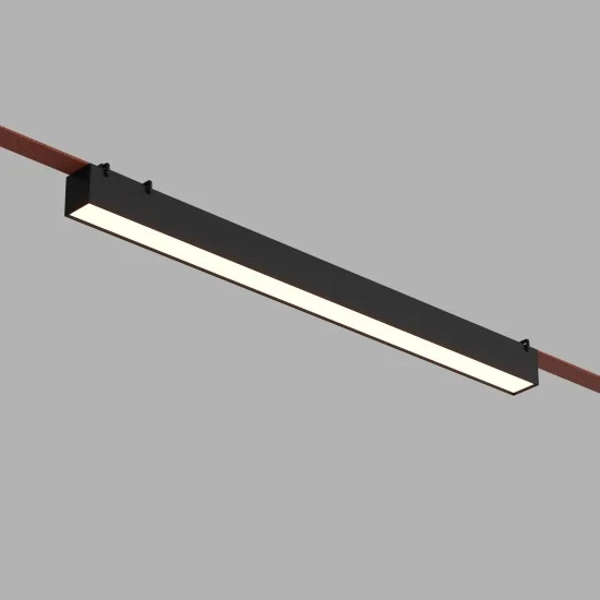 BELTY LINEAR track light (black, 64.2cm, 4000K) - Lighting by Luminance
