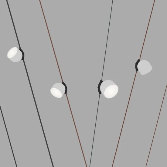 BELTY SPOT track light with a matte diffuser (white, 4000K) - Lighting by Luminance