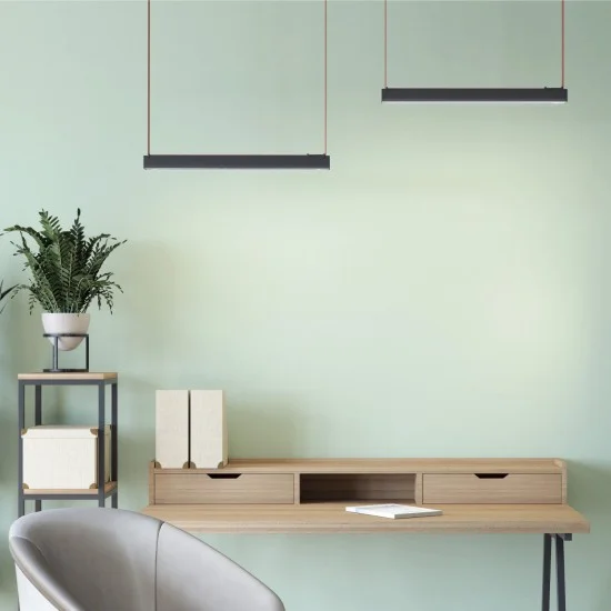 BELTY LINEAR track light (black, 64.2cm, 4000K) - Lighting by Luminance