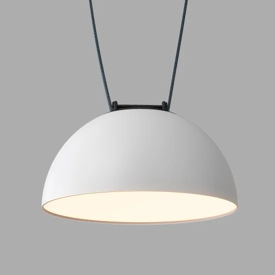 BELTY FLOW hemispherical track light (white, 4000K) - Lighting by Luminance