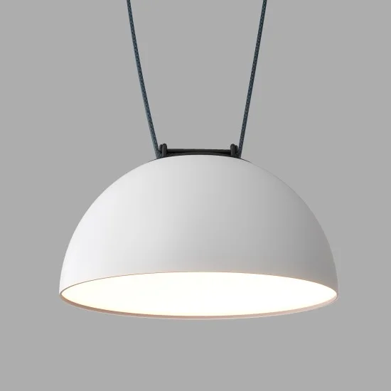 BELTY FLOW hemispherical track light (white, 3000K) - Lighting by Luminance