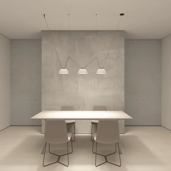 BELTY FLOW hemispherical track light (white, 3000K) - Lighting by Luminance
