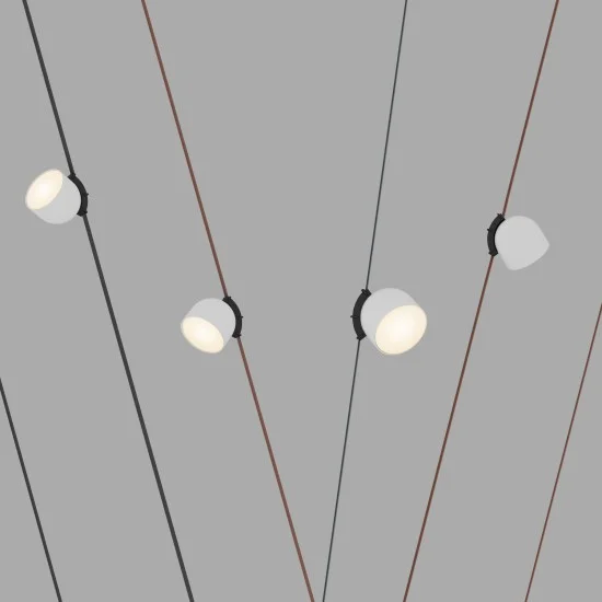 BELTY SPOT track light with a matte diffuser (white, 3000K) - Lighting by Luminance