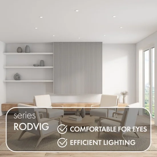 SPOT RODVIG recessed round light (white) - Lighting by Luminance