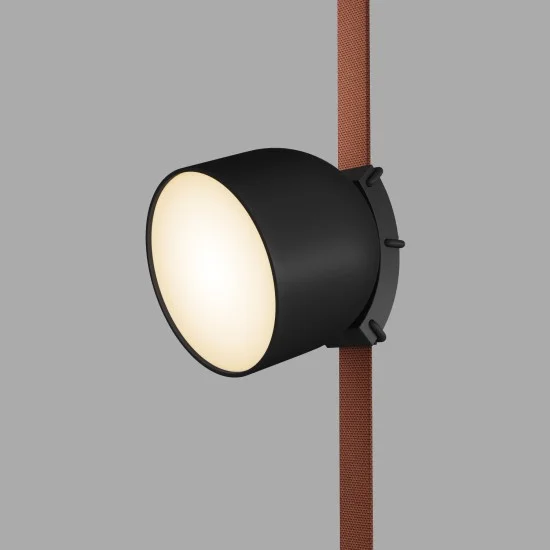 BELTY SPOT track light with a matte diffuser (black, 3000K) - Lighting by Luminance