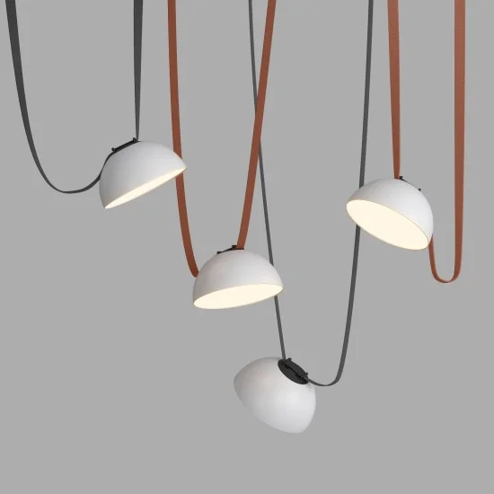 BELTY FLOW hemispherical track light (white, 4000K) - Lighting by Luminance