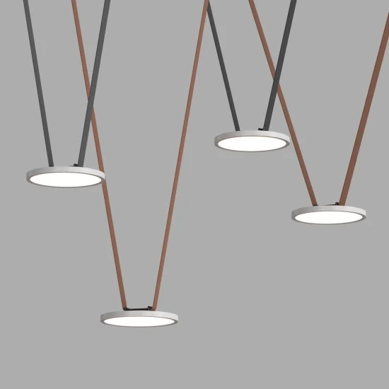 BELTY FLOW disc-shaped track light (white, 4000K) - Lighting by Luminance