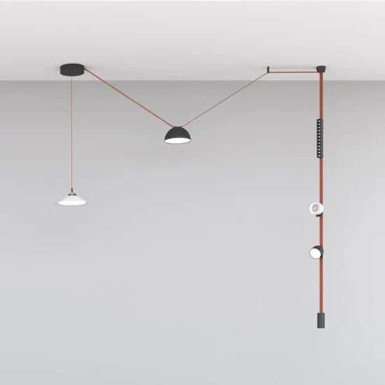 BELTY FLOW triangular track light (white, 4000K) - Lighting by Luminance