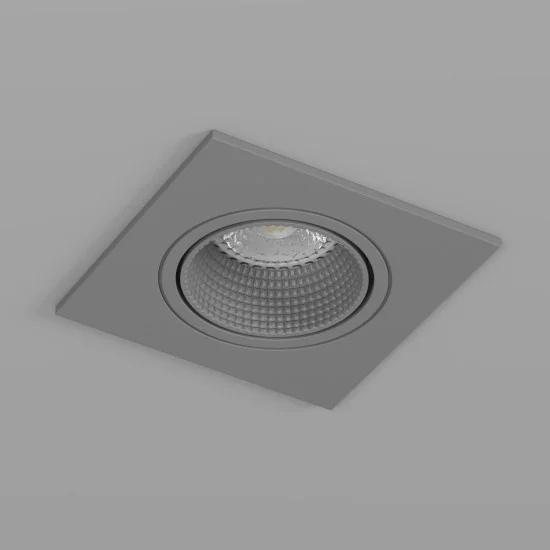 SPOT RODVIG recessed square light (grey) - Lighting by Luminance