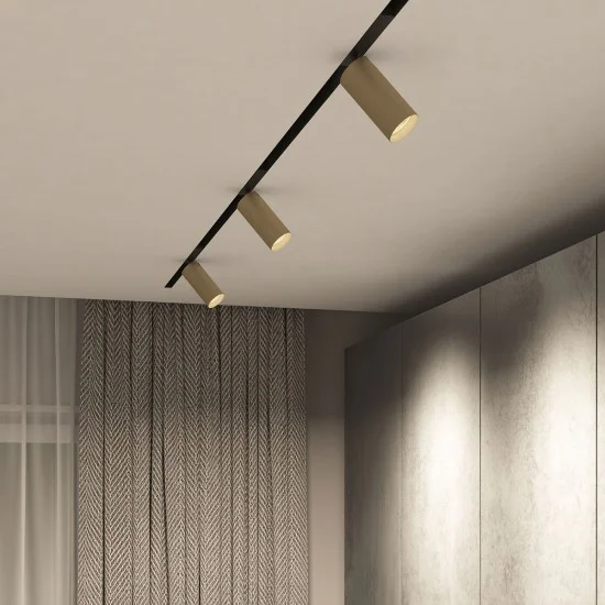 Directional SMART SPOT track light (gold, 20W) - Lighting by Luminance