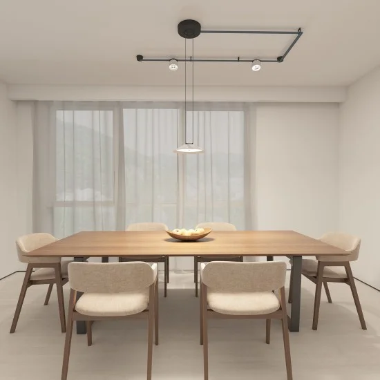 BELTY FLOW triangular track light (white, 4000K) - Lighting by Luminance