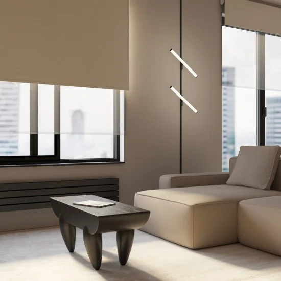 AIR RAY straight tube track light (3000К) - Lighting by Luminance