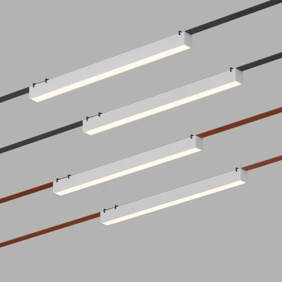 BELTY LINEAR track light (white, 64.2cm, 3000K) - Lighting by Luminance