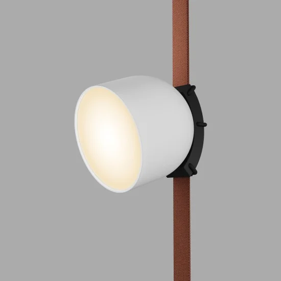 BELTY SPOT track light with a matte diffuser (white, 3000K) - Lighting by Luminance