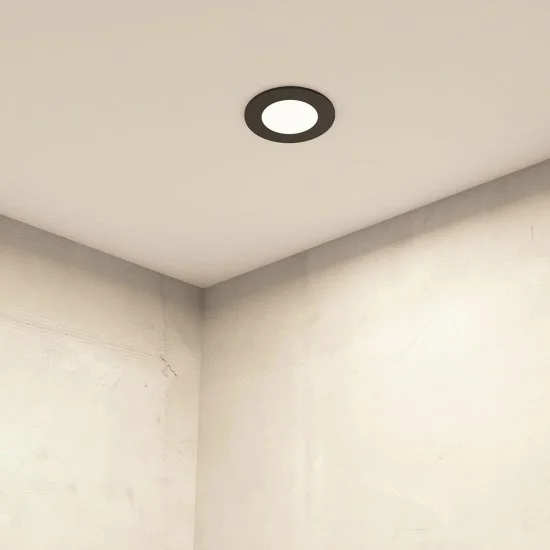 SPOT PORT waterproof recessed spotlight (black) - Lighting by Luminance