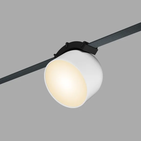 BELTY SPOT track light with a matte diffuser (white, 3000K) - Lighting by Luminance