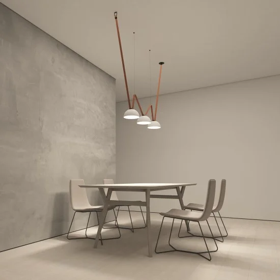 BELTY FLOW hemispherical track light (white, 3000K) - Lighting by Luminance