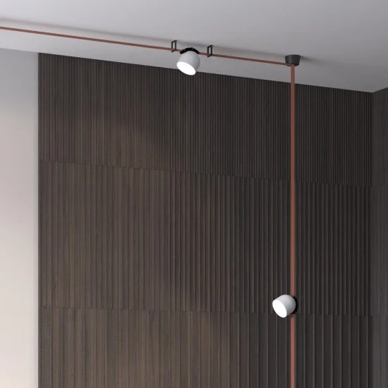 BELTY SPOT track light with a matte diffuser (white, 4000K) - Lighting by Luminance