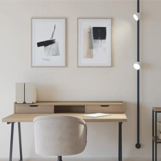 BELTY SPOT track light with a matte diffuser (white, 4000K) - Lighting by Luminance