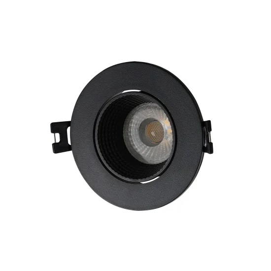 SPOT RODVIG recessed round light (black) - Lighting by Luminance