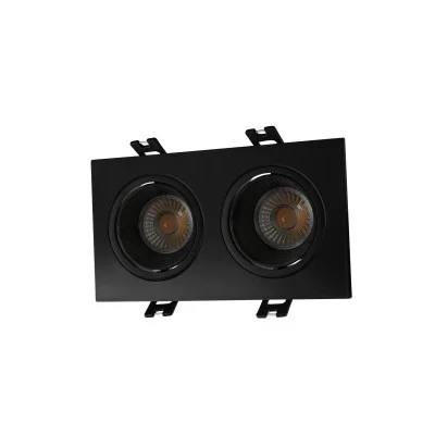 SPOT RODVIG recessed double rectangular light (black) - Lighting by Luminance SPOT RODVIG recessed double rectangular light (black) - Lighting by Luminance