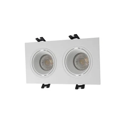 SPOT RODVIG recessed double rectangular light (white) - Lighting by Luminance SPOT RODVIG recessed double rectangular light (white) - Lighting by Luminance