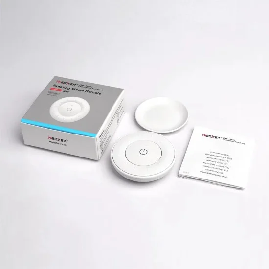 Dimmer remote with rotating wheel - Lighting by Luminance