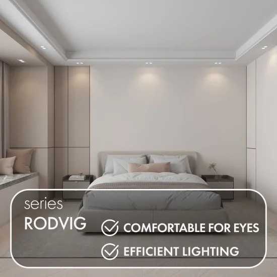 SPOT RODVIG süvistatav kahene ristkülikukujuline valgusti (valge) - Valgustus Luminance'ilt