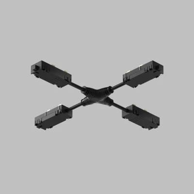 SMART X-shaped Power Corner Connector - Lighting by Luminance