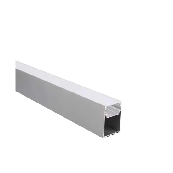 ALUMINIUM PROFILE LED STRIP WHITE BODY/WHITE COVER L=2M - Lighting by Luminance