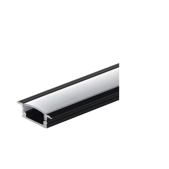 Alumiiniumprofiil LED-ribale must korpus/valge kate L=2m - süvistatav - Valgustus Luminance'ilt