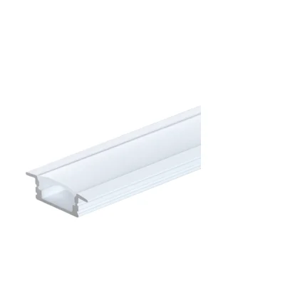 Алюминиевый профиль для LED-ленты белый корпус/белый рассеиватель L=2m - Освещение от Luminance
