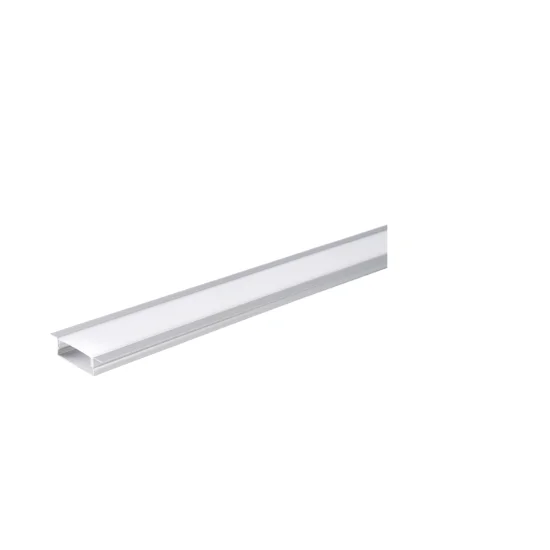 Alumiiniumprofiil LED-ribale SILVER korpus/valge kate L=2m 41x10mm - Valgustus Luminance'ilt