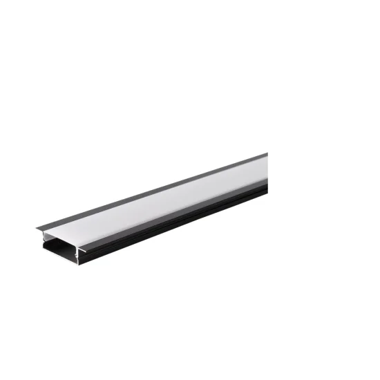 Alumiiniumprofiil LED-ribale must korpus/valge kate L=2m 41x10mm - Valgustus Luminance'ilt