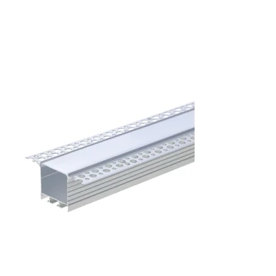 Алюминиевый профиль для LED-ленты SILVER корпус/белый рассеиватель L=2m 71.5x35mm - Освещение от Luminance