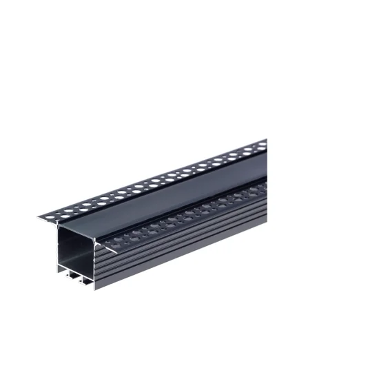 ALUMINIUM PROFILE FOR LED STRIP BLACK BODY/BLACK COVER L=2m 71.5x35mm - Lighting by Luminance