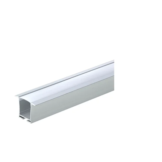 Алюминиевый профиль для LED-ленты SILVER корпус/белый рассеиватель L=2m 36x28mm - Освещение от Luminance