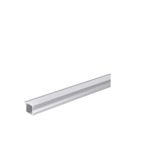 Алюминиевый профиль для LED-ленты SILVER корпус/белый рассеиватель L=2m 24x14mm - Освещение от Luminance