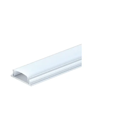 Алюминиевый профиль для LED-ленты SILVER корпус/белый рассеиватель L=2m 18x06mm - Освещение от Luminance