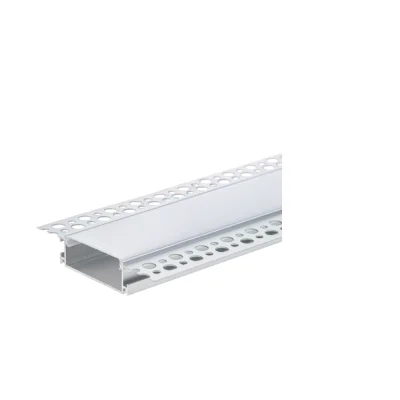 Алюминиевый профиль для LED-ленты SILVER корпус/белый рассеиватель L=2m 50x20mm - Освещение от Luminance