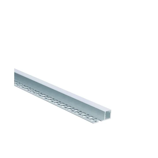 Alumiiniumprofiil LED-ribale SILVER korpus/valge kate L=2m - Valgustus Luminance'ilt